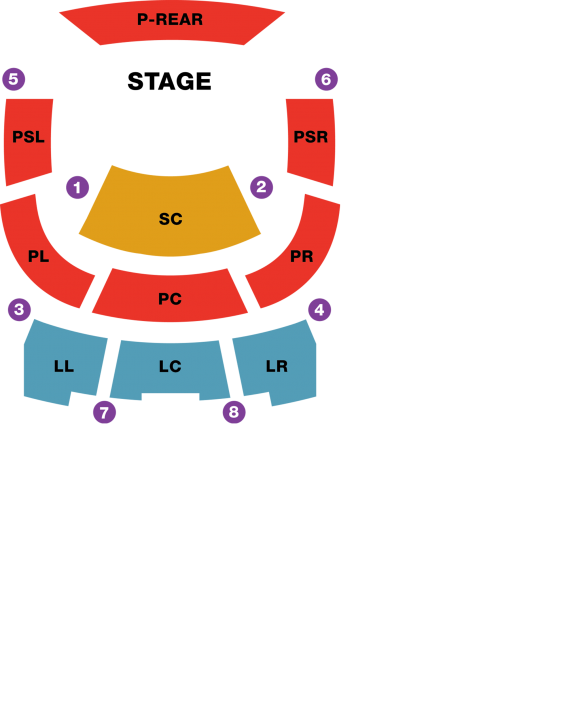 Pechanga Entertainment Center Seating Map | Elcho Table